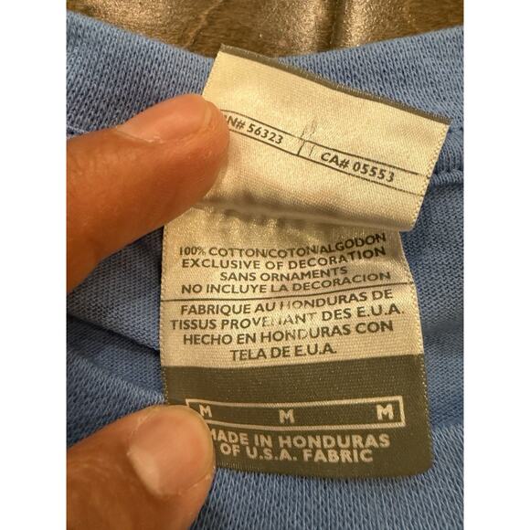 Vintage Y2K Nike Blue Cycle Oregon Tree Back Print T-Shirt Size M MEDIUM - Picture 6 of 8